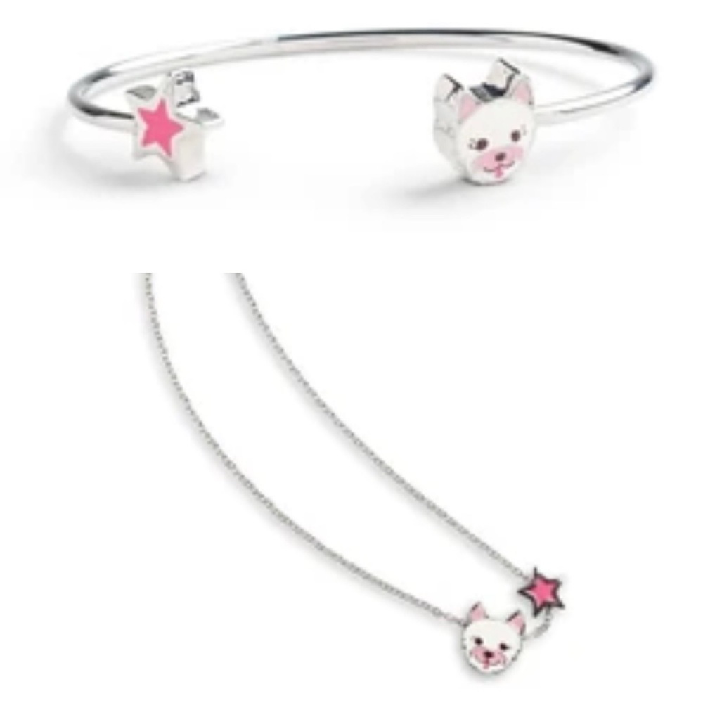 American girl coconut girls necklace and cuff bracelet nwt!